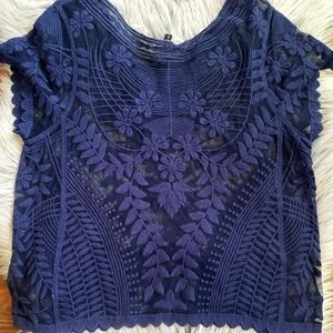 NEW Express blue top